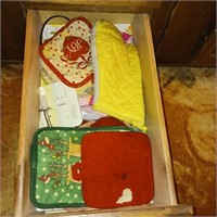 Hot Pads in Drawer