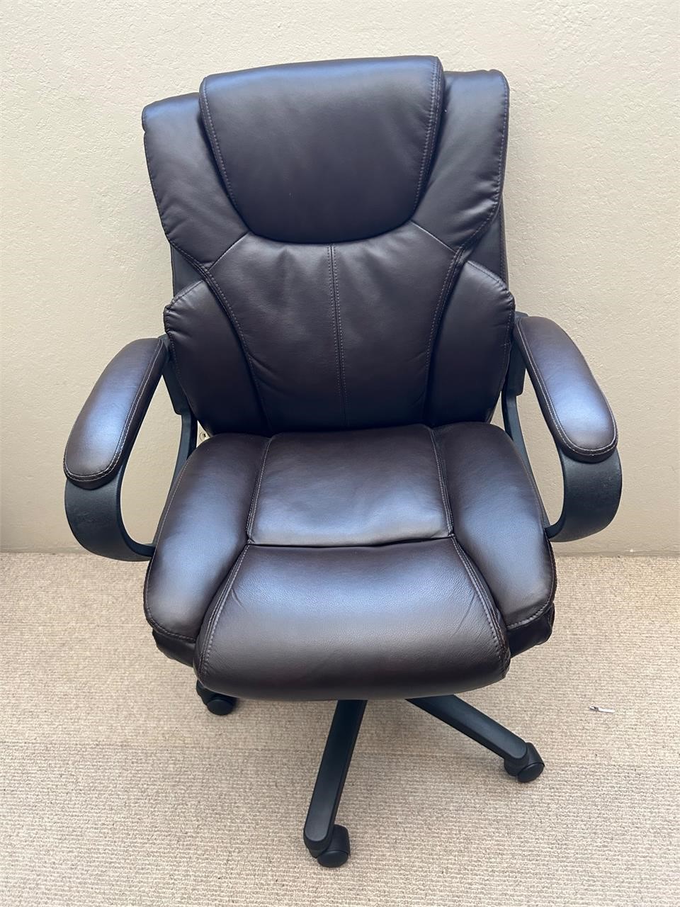 Faux Leather Adjustable Office Chair