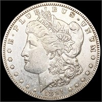 1891-CC Morgan Silver Dollar NEARLY UNCIRCULATED