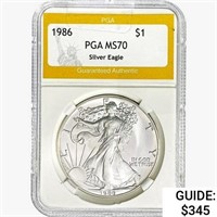 1986 Silver Eagle PGA MS70