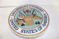 CONCRETE DEPARTMENT OF THE ARMY SEAL