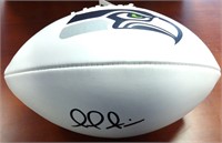 Paul Richardson Autographed White Logo Football