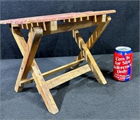 Vintage Wooden Table Stool