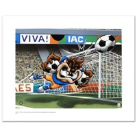 Taz Soccer Limited Edition Giclee from Warner Bros