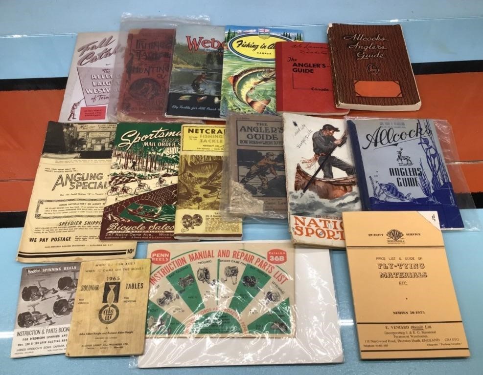 Antique & vtg. fishing/hunting catalogues