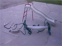slide and more swingset pieces