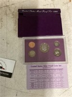 1988 proof Coin set