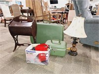 Vintage US Luggage, Sewing Stand, Vacuum
