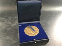 Bronze medallion for Award for Excellence 1982, Me