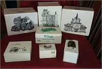 Heritage Village Collection in boxes