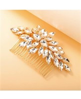(New) Teyglen Crystal Bride Wedding Hair Comb