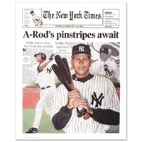 Doug London - "A-Rod (New York Times)" Hand-Signed