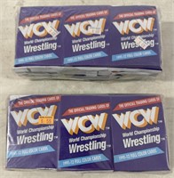 (J) TWO 1991 WCW Wrestling 36 packs