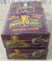 (J) 2 Box’s Mighty Morphin Power Rangers Trading