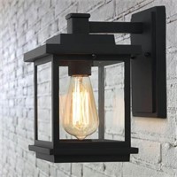 Square 1-Light Black