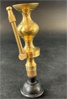 Small brass herbal pipe 4.5"