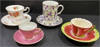 Queens China "Tiger Lilly" Cup & Saucer & More