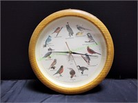 13" National Audubon Society Bird Wall Clock