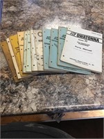 Large Lot Vintage OMC Owatonna Manuals Approx 14