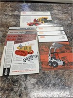 Lot of Vintage Case Brochures Approx 24