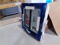 24"  Double Slider Vinyl Frame Window