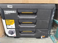 TOUGHBUILT 3 DRAWER TOOL BOX RETAIL $25