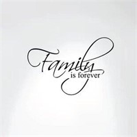 Family Is Forever Vinyl Wall Decal Art Saying
