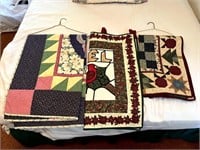 Quilted Blanket & Decorative Lot
