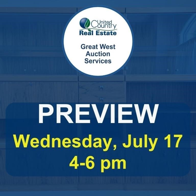 Preview Wednesday, July 17, 2024, at 4-6 pm