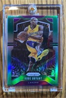Kobe Bryant Green Prizm Refractor Card