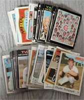 (46) Early 70's Baseball Cards