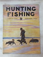 HUNTING & FISHING MAGAZINE, 1934