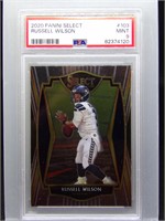 Russell Wilson 2020 Select PSA 9