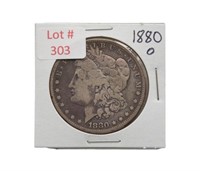 1880-O Morgan Silver Dollar