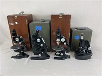 Spencer Microscopes with Cases