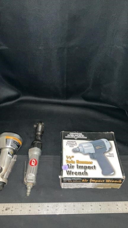 Air tools, 3” high speed air cutter, 3/8 ratchet,