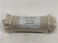 NEW 100ft Solid Braid Synthetic Core Rope