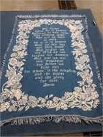Vintage tapestry blanket