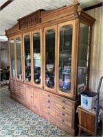 Large 2-Piece, 6-Door Display Cabinet from a