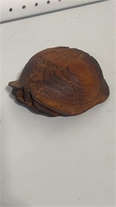 George Berry Hand Carved Wood Turtle