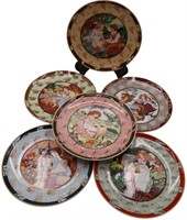 6pc Heinrich Villeroy & Boch Collectible Plates