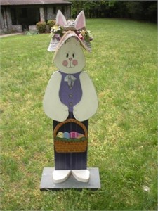 4ft Wooden Easter Bunny