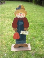 4ft Wooden Scarecrow