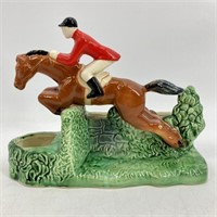 Horse Riding, Fox Hunting Ceramic Planter