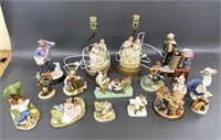 Group porcelain figurines - Capodimonte, Norman