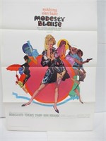 Modesty Blaise 1966 Tri-Fold Movie Poster