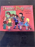 Vintage Pin the Tail on the Donkey Game