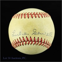 Luke Sewell Signed Baseball With JSA COA