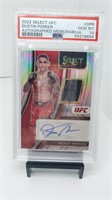 PSA 10 Dustin Poirier Autograph Mem /199 Pop 1