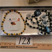 Penn State and Steelers Necklace Lot